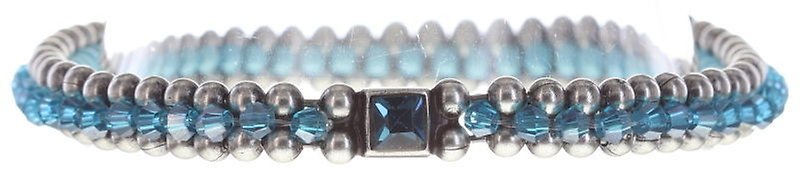 image pour Bracelet Bead Snakes Bleu  