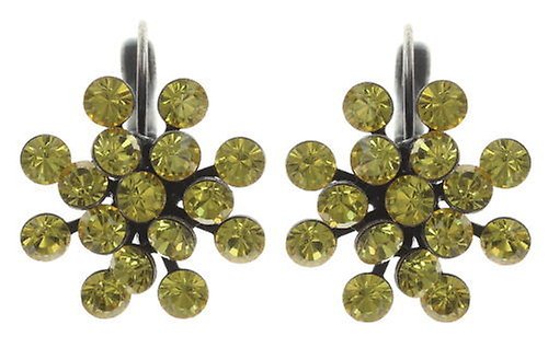 image pour Boucles d'oreilles Eurowire Magic Fireball Jaune light topaz Classic Size (21mm Ø)