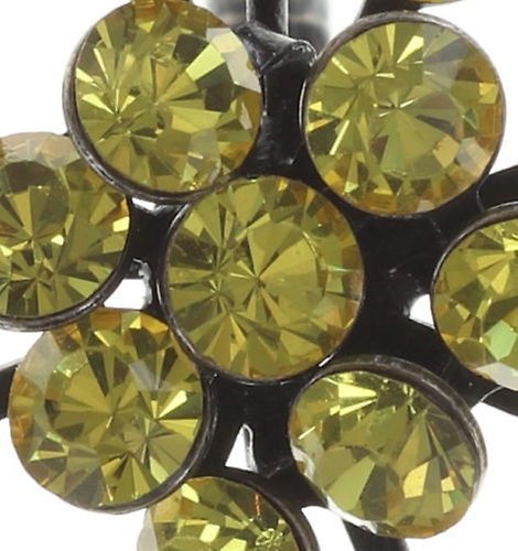 image for Earring Eurowire Magic Fireball Yellow light topaz Classic Size (21mm Ø)