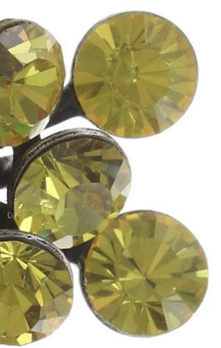 image pour Clou d'oreille Magic Fireball Jaune light topaz Classic Size (21mm Ø)