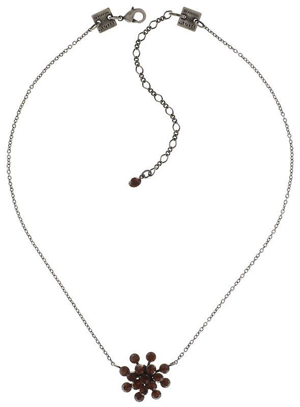 Bild für Halskette mit Anh&auml;nger Magic Fireball Braun Rauchiges topaz Classic Size (21mm Ø)