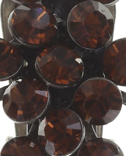 Bild für Ohrringe mit Clip Magic Fireball Braun Rauchiges topaz Classic Size (21mm Ø)