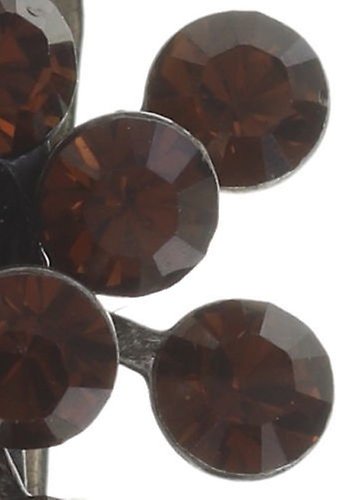 image pour Boucles d'oreilles Clip Magic Fireball Marron smoked topaz Classic Size (21mm Ø)