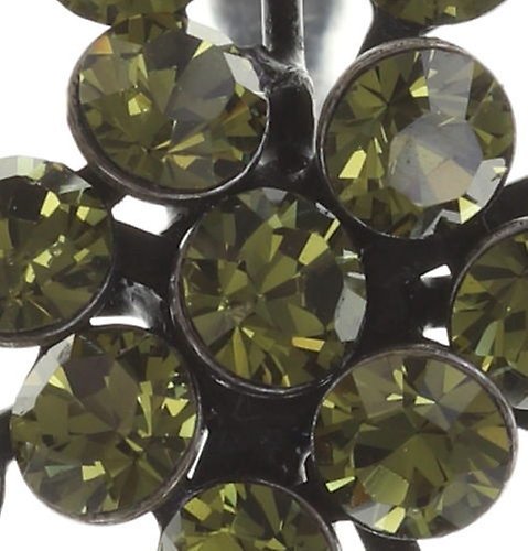 Bild für Ohrringe mit Brisur Magic Fireball Grün Khaki Classic Size (21mm Ø)