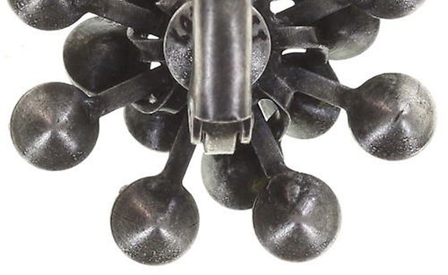 image pour Boucles d'oreilles Eurowire Magic Fireball Vert Khaki Classic Size (21mm Ø)