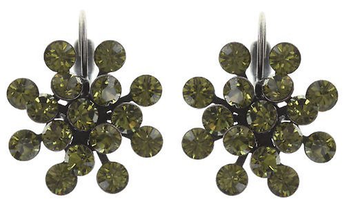 image pour Boucles d'oreilles Eurowire Magic Fireball Vert Khaki Classic Size (21mm Ø)