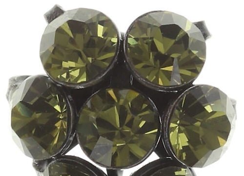 Bild für Ohrstecker Magic Fireball Grün Khaki Classic Size (21mm Ø)