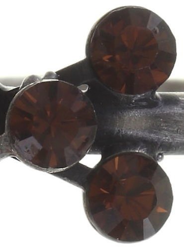 image pour Anneau Magic Fireball Marron smoked topaz Classic Size (21mm Ø)