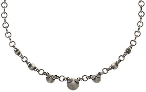 image for Necklace Rivoli Beige crystal golden shadow 