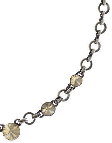 image pour Collier Rivoli Beige crystal golden shadow 