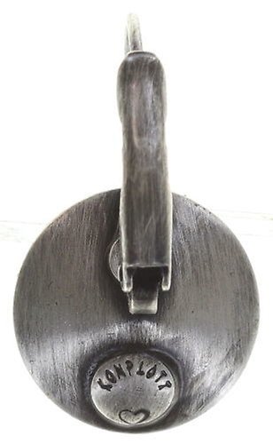 image for Earring Eurowire Rivoli Black jet hematite 