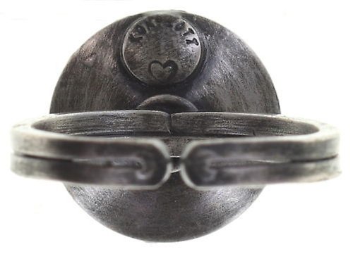 image pour Anneau Rivoli Noir jet hematite 