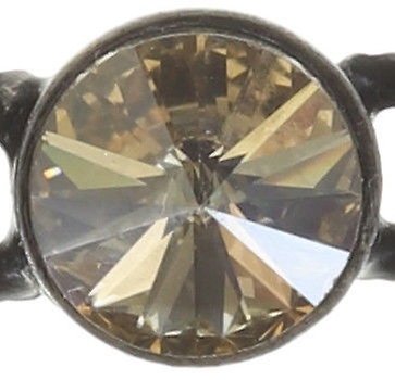 image for Necklace Rivoli Beige crystal golden shadow 