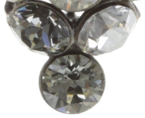 image for Earring Stud Magic Fireball White / Grey  Classic Size (21mm Ø)