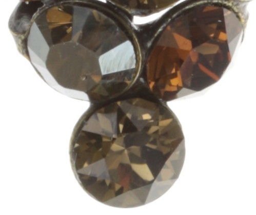 image for Earring Stud Magic Fireball Black / Dark Brown  small