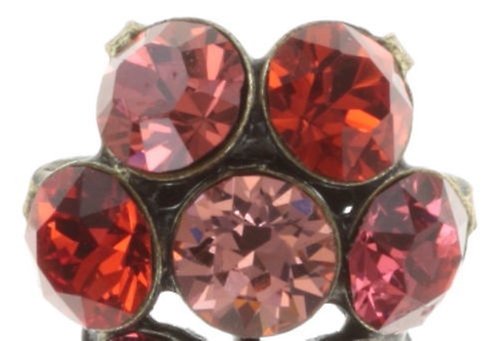 image for Earring Stud Magic Fireball Coralline / Orange  