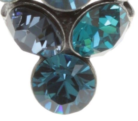 image for Earring Stud Magic Fireball Blue / Green  