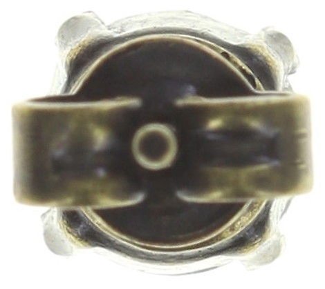 image for Earring Stud Black Jack Lila purple velvet SS 29