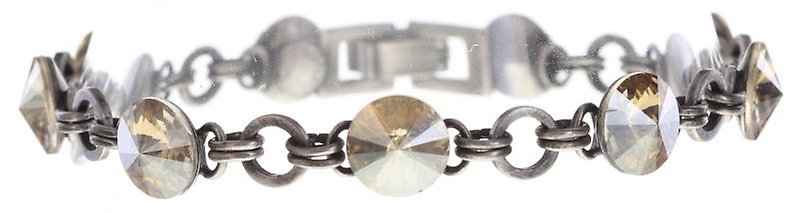 image pour Bracelet Rivoli Beige crystal golden shadow 