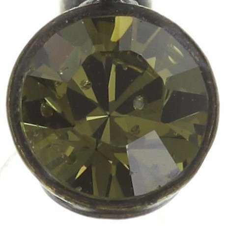 image for Earring Eurowire Black Jack Green Khaki SS 29