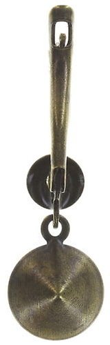 image pour Boucles d'oreilles pendantes Black Jack Marron smoked topaz SS 39