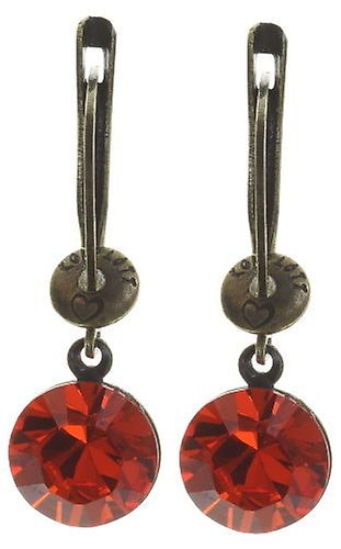 image for Earring Dangling Black Jack Orange hyacinth SS 39