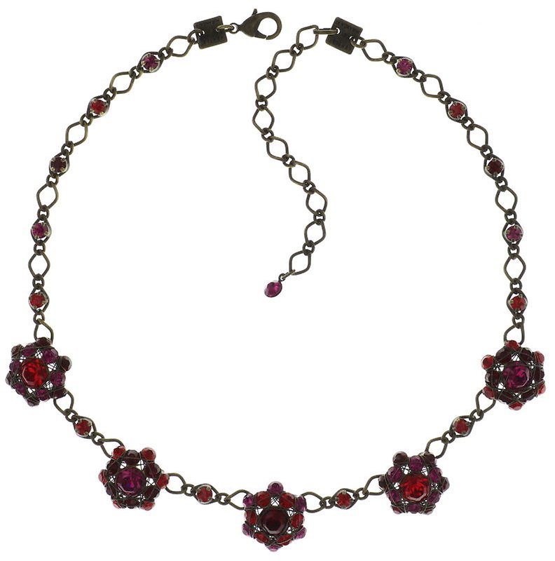 image for Necklace Bended Lights light red  