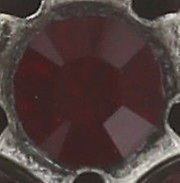 image for Earring Stud Disco Balls Red siam PP 18