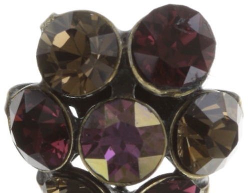 image pour Clou d'oreille Magic Fireball Rouge / Marron  