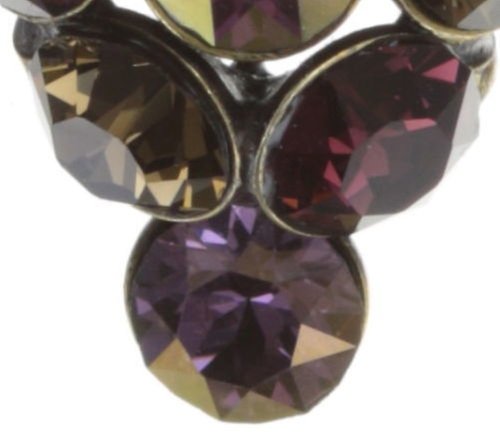 image pour Clou d'oreille Magic Fireball Rouge / Marron  