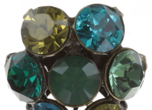 image for Earring Stud Magic Fireball Multi / Green  