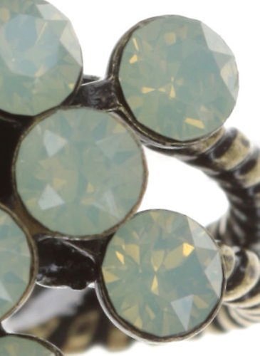 image for Ring Magic Fireball Light Green chrysolite opal Classic Size (21mm Ø)