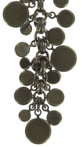 image for Earring stud dangling Waterfalls Brown  