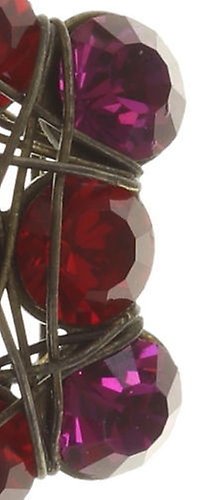 image for Necklace Pendant Bended Lights Red  