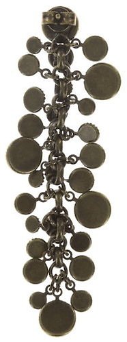 image for Earring Stud Dangling Waterfalls Blue / Grey  