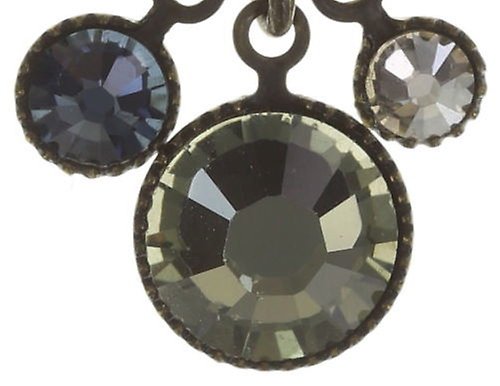 image for Earring Stud Dangling Waterfalls Blue / Grey  