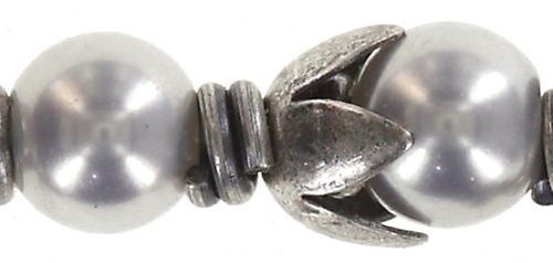 image for Necklace Indian Roses Grey  extra small