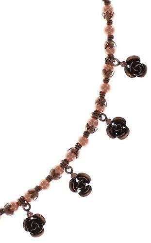 image for Necklace Indian Roses Pink  extra small