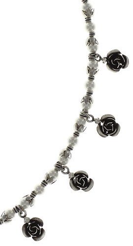 image for Necklace Indian Roses Grey  extra small