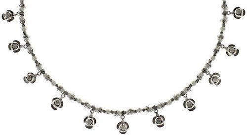 image for Necklace Indian Roses Grey  extra small