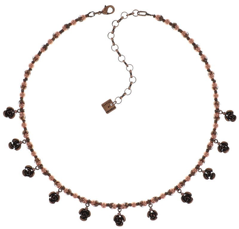 image for Necklace Indian Roses Pink  extra small