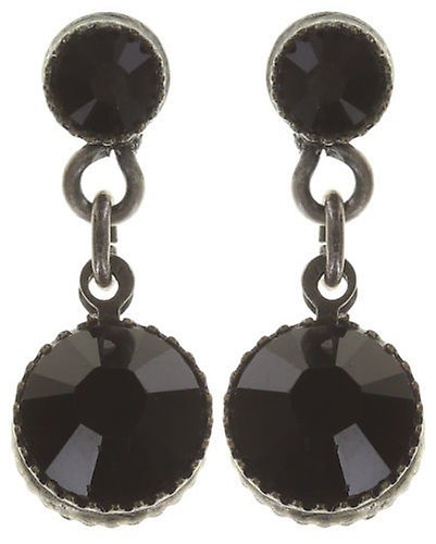 image pour Clou d'oreille pendant Waterfalls Noir  