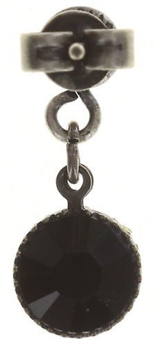 image pour Clou d'oreille pendant Waterfalls Noir  