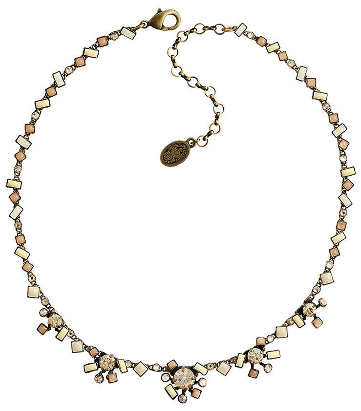 image for Necklace Jumping Baguette Beige  