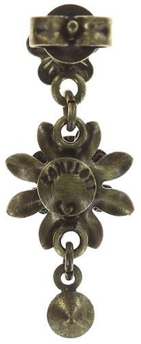 Bild für Ohrstecker baumelnd Mille Fleurs Blau / Grün  