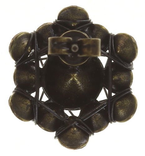 image for Earring Stud Bended Lights Beige  