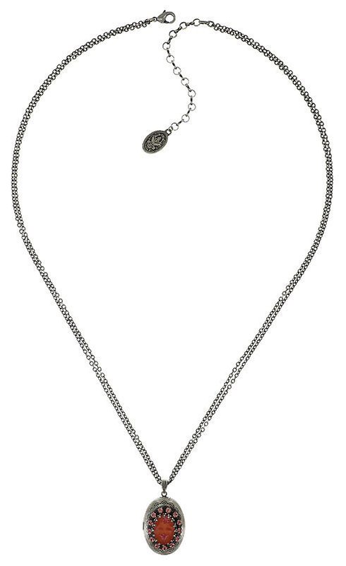 image pour Collier pendant (long) Chinoiserie Coralline  