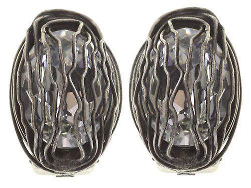 image pour Boucles d'oreilles Clip Captured Blanc  