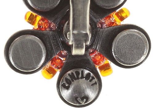 image for Earring Eurowire Apple Blossom Brown / Lila  size M