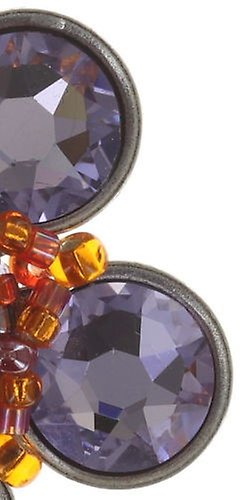 Bild für Ohrringe mit Brisur Apple Blossom Braun / Lila  Größe L